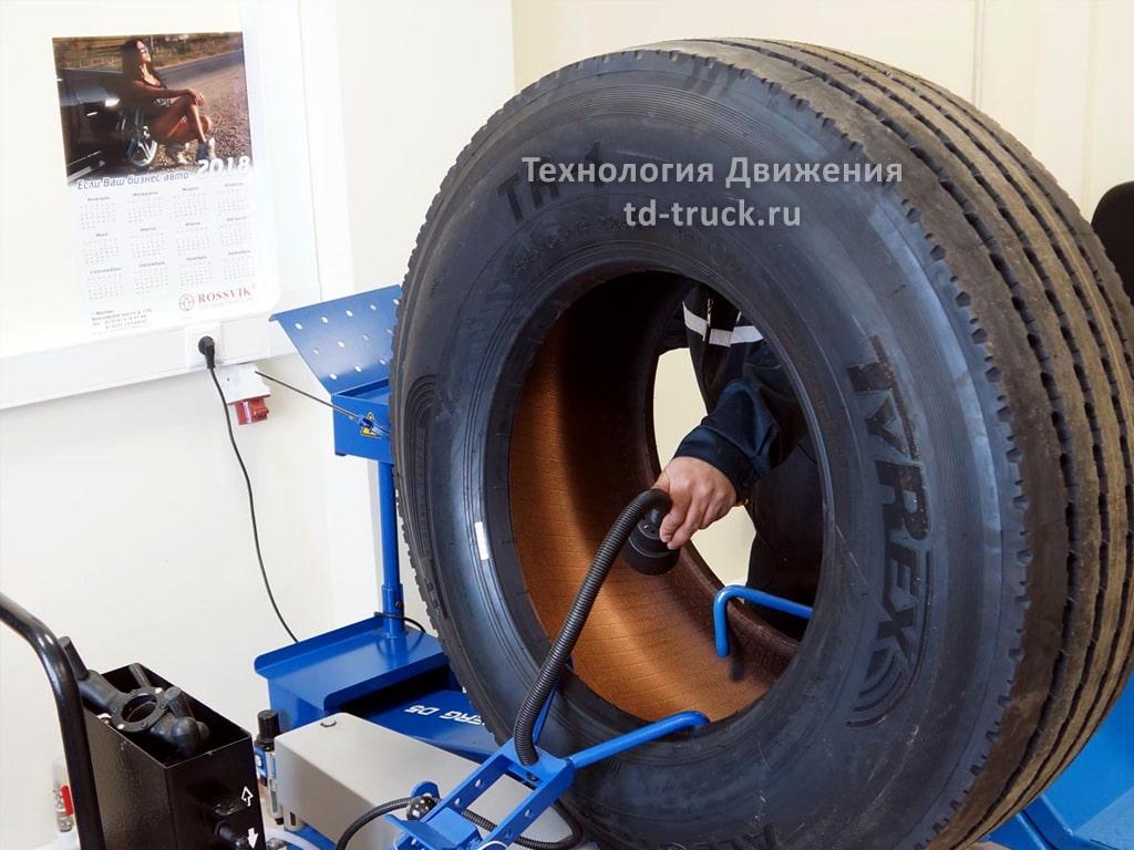 Ремонт грузовой шины